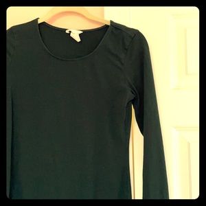 Form fitting green dress